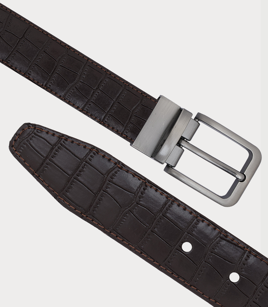Lw 2in1 croco Leather Belt