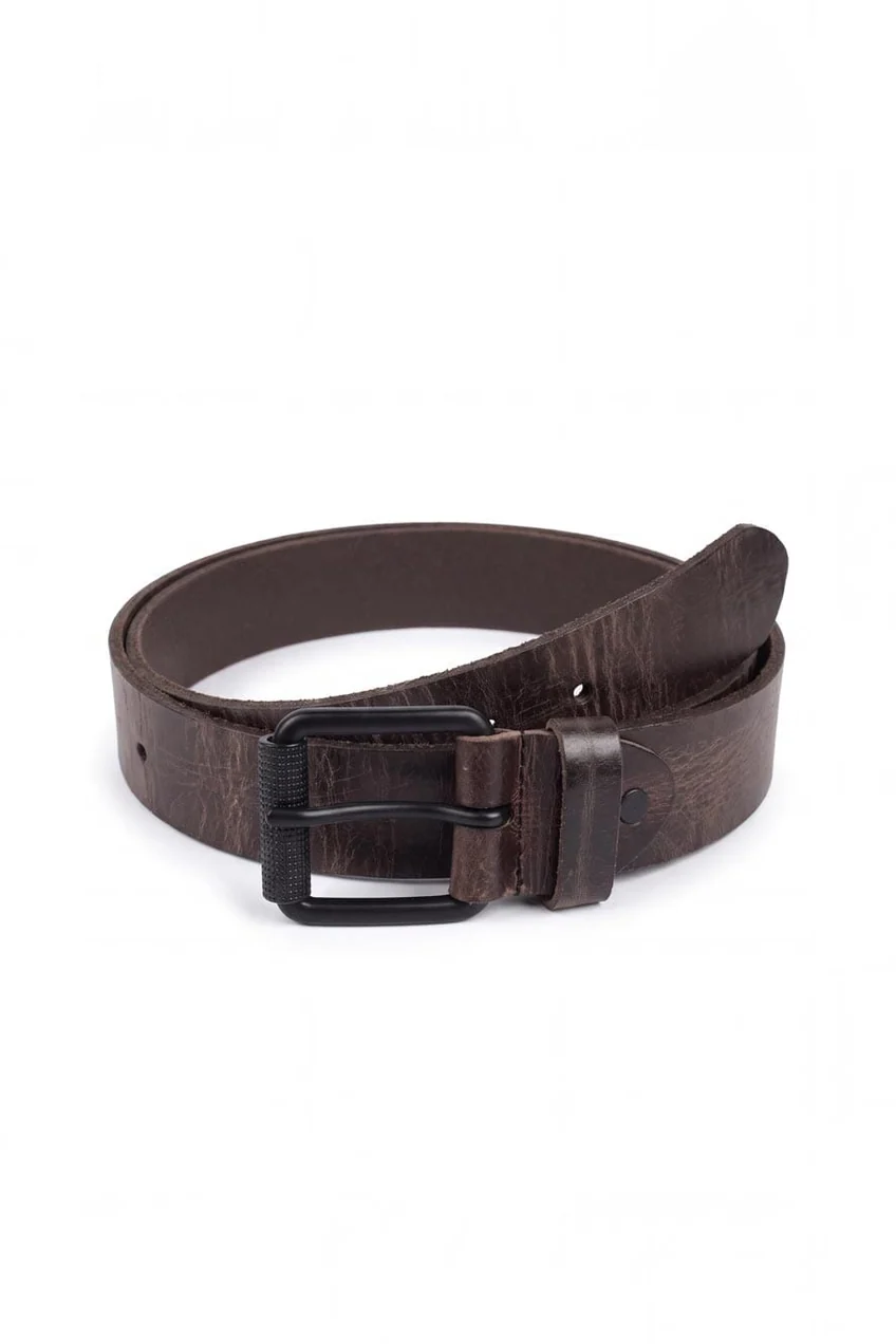 Lw Men's Crazy Horse Leather Belt