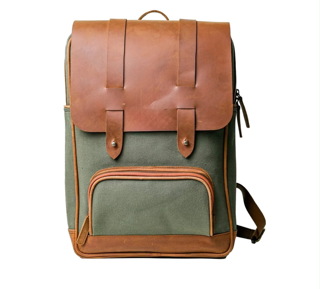 Lw Premium vintage Leather Backpack