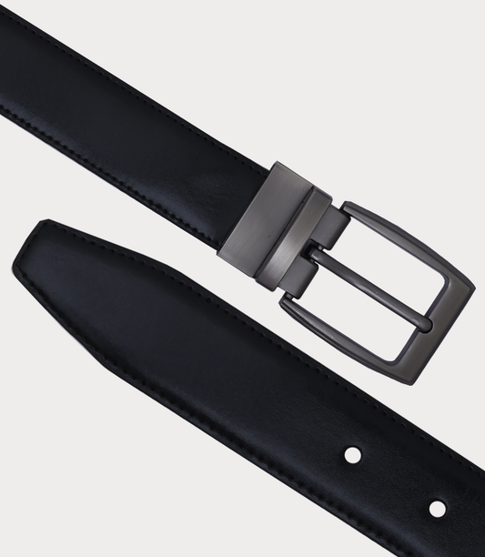 Lw 2in1 BL leather belt Blk/Brown